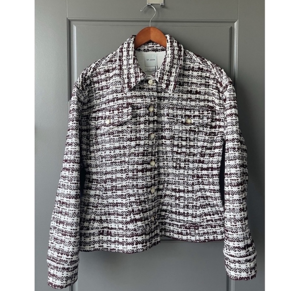 St. John Tweed jacket size 12